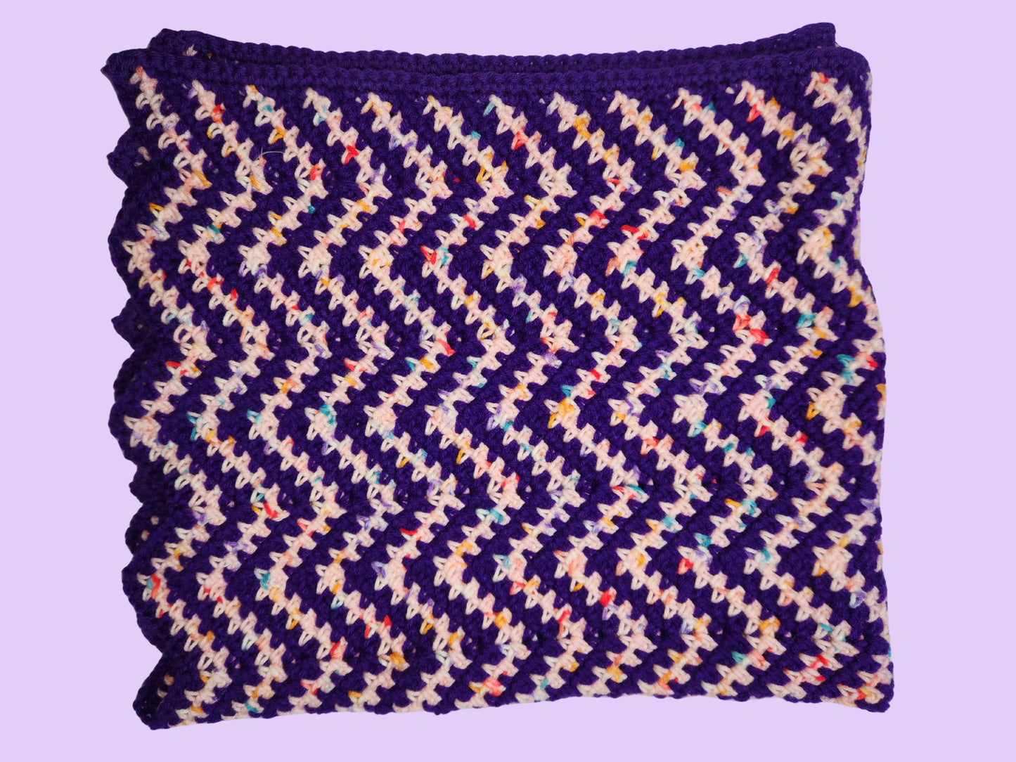 crochet chevron blanket