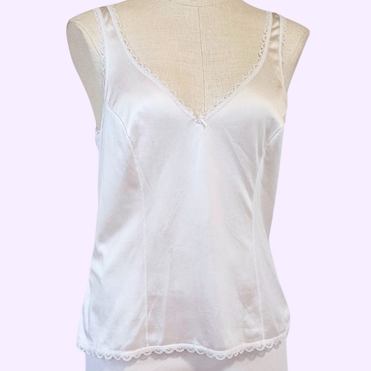 sears white lace camisole