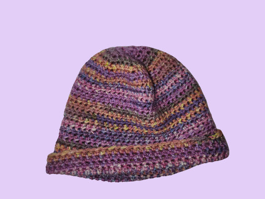 crochet large adult beanie