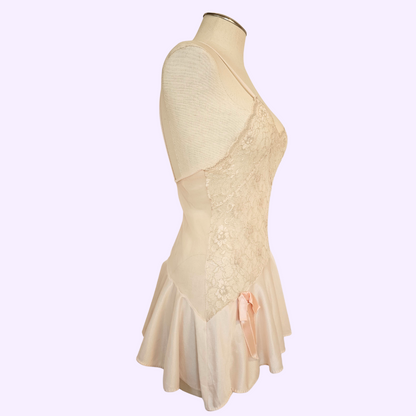 undercover wear lace peach camisole