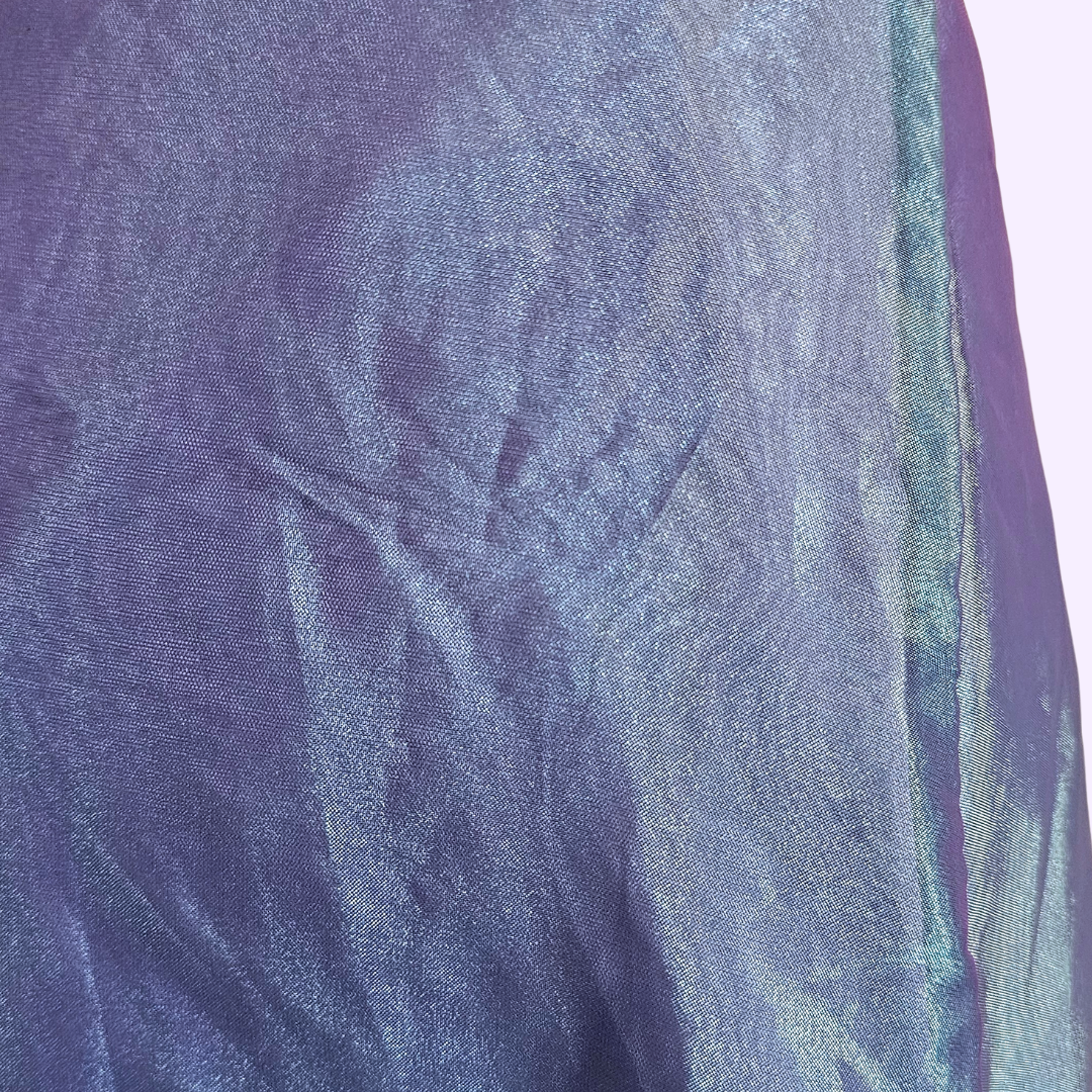 blondie nites purple shiny a line maxi skirt