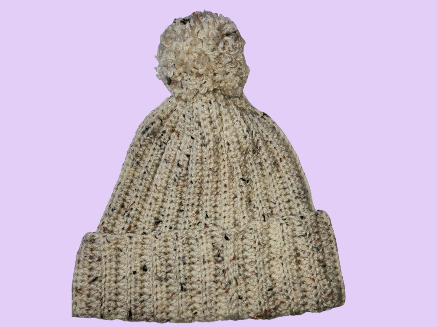 crochet large adult beanie