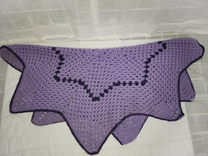 crochet 8 point star baby blanket