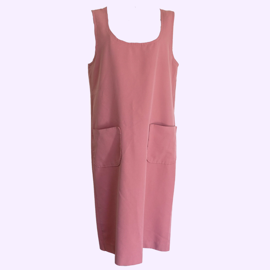 handmade pink apron dress