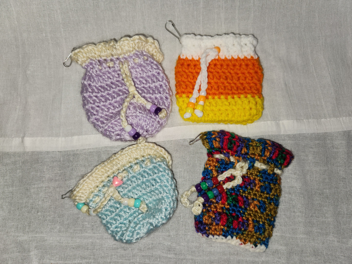 crochet bag charm