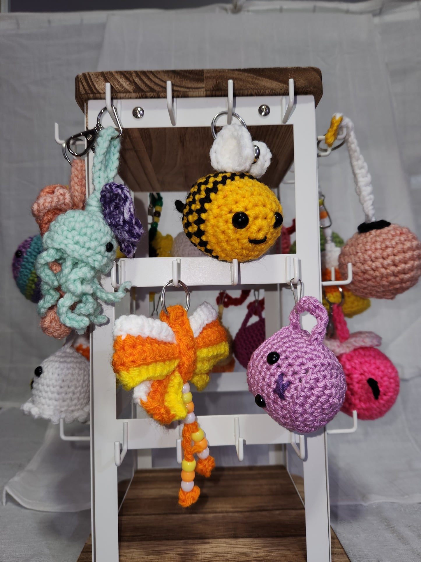 crochet bag charm