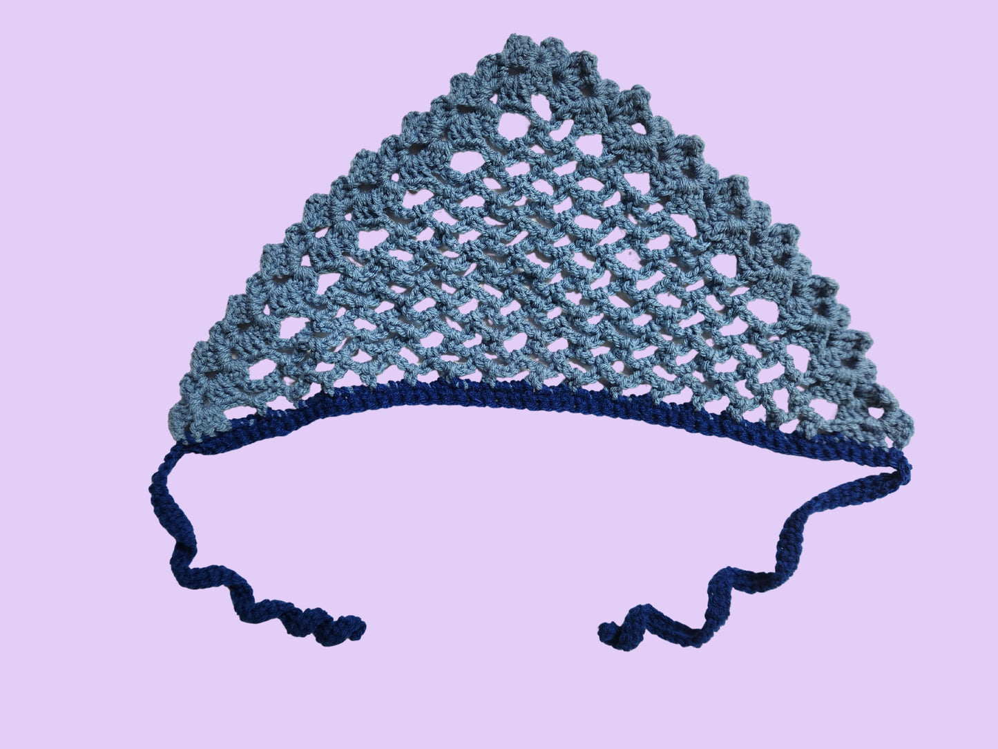 crochet mesh bandana