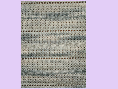 crochet bobble's &  V's blanket