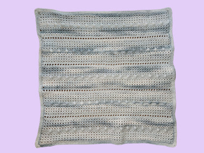 crochet bobble's &  V's blanket