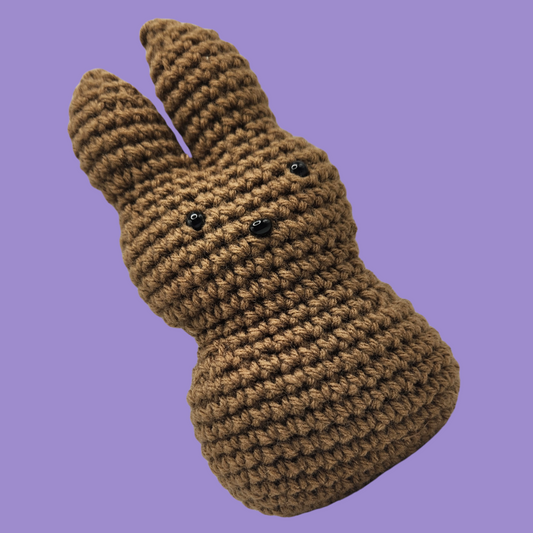 crochet peep bunny stuffie