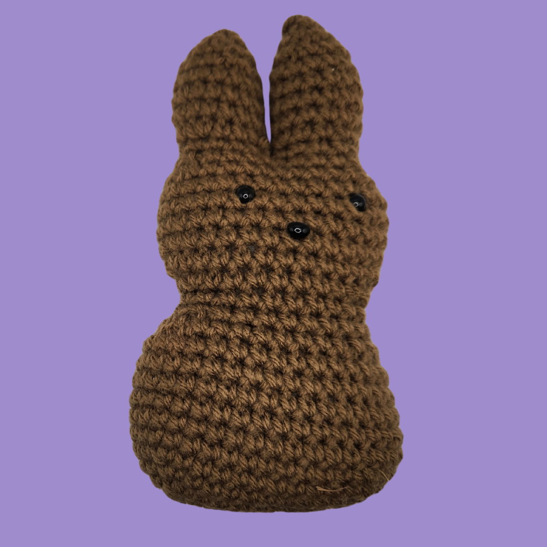 crochet peep bunny stuffie