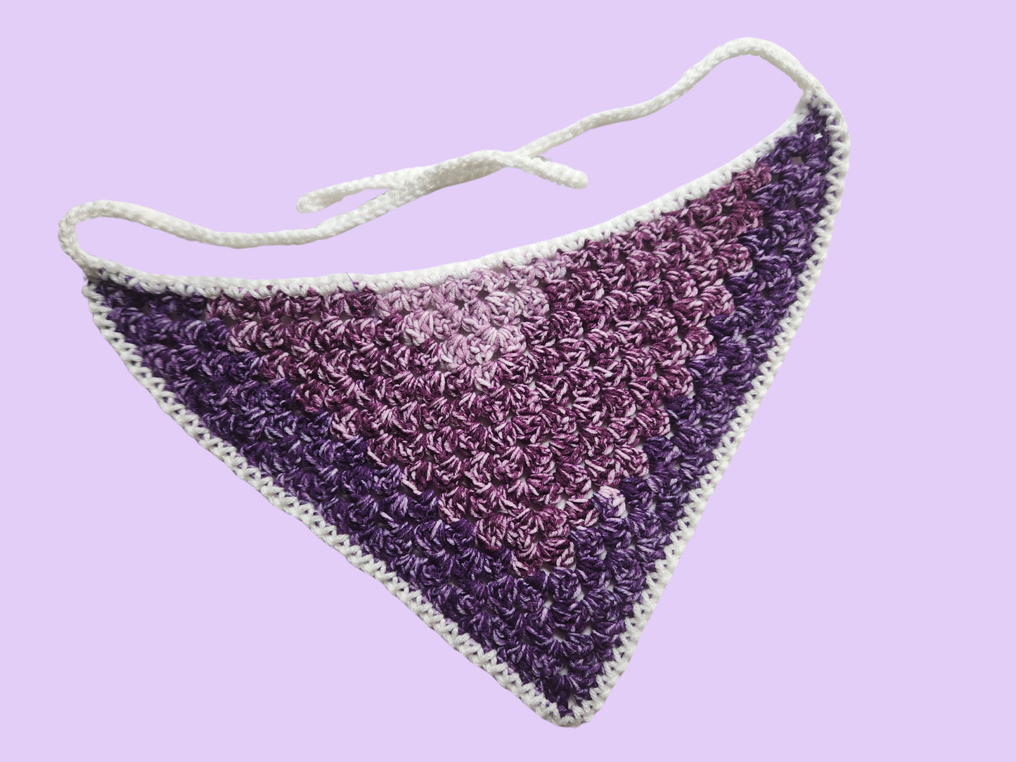 crochet granny bandana