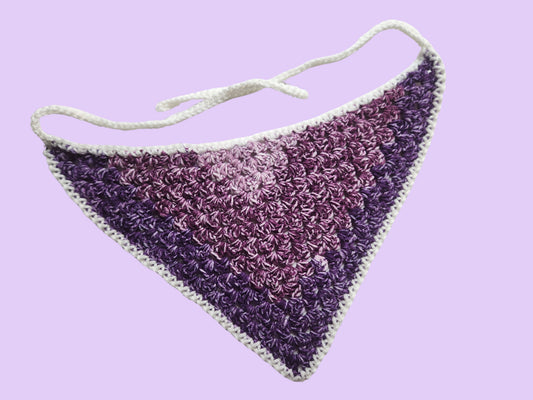 crochet granny bandana