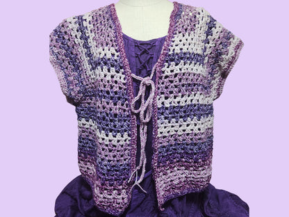 crochet v-stitch cardi