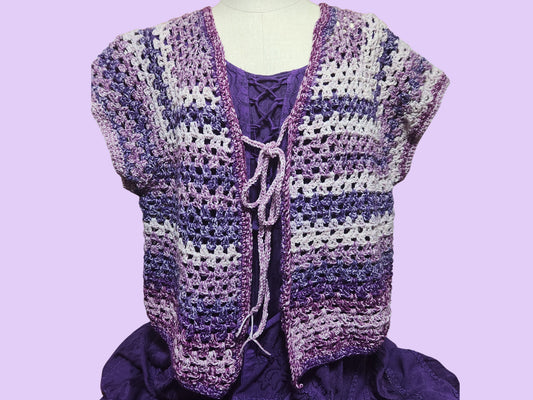 crochet v-stitch cardi