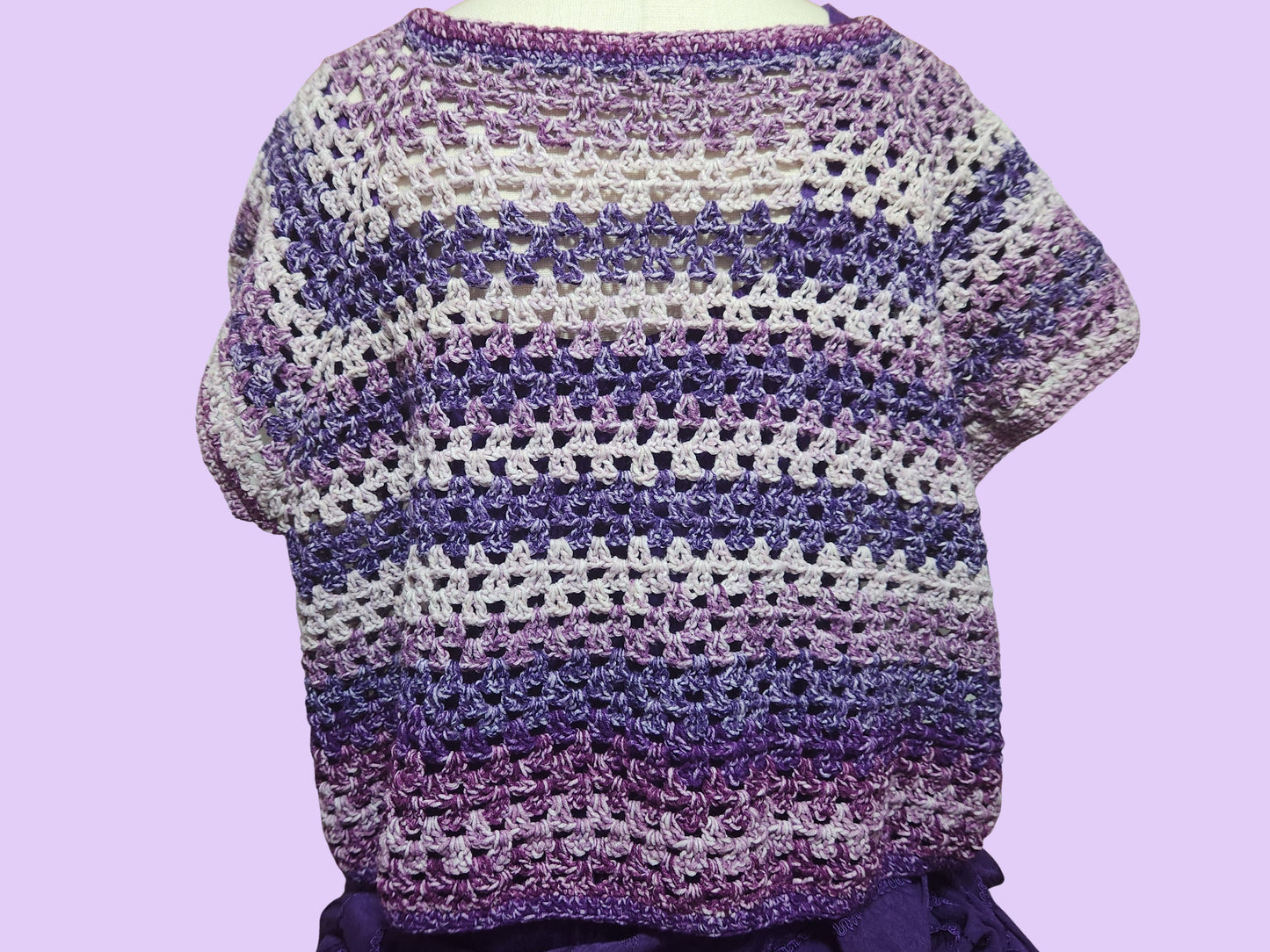 crochet v-stitch cardi