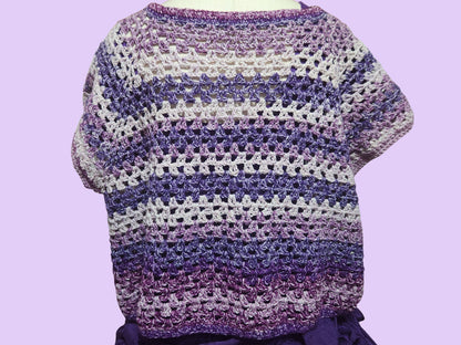 crochet v-stitch cardi