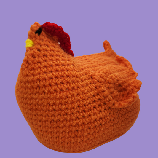 crochet chicken stuffie