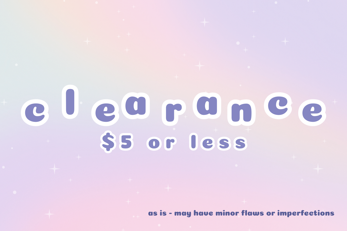 $5 clearance
