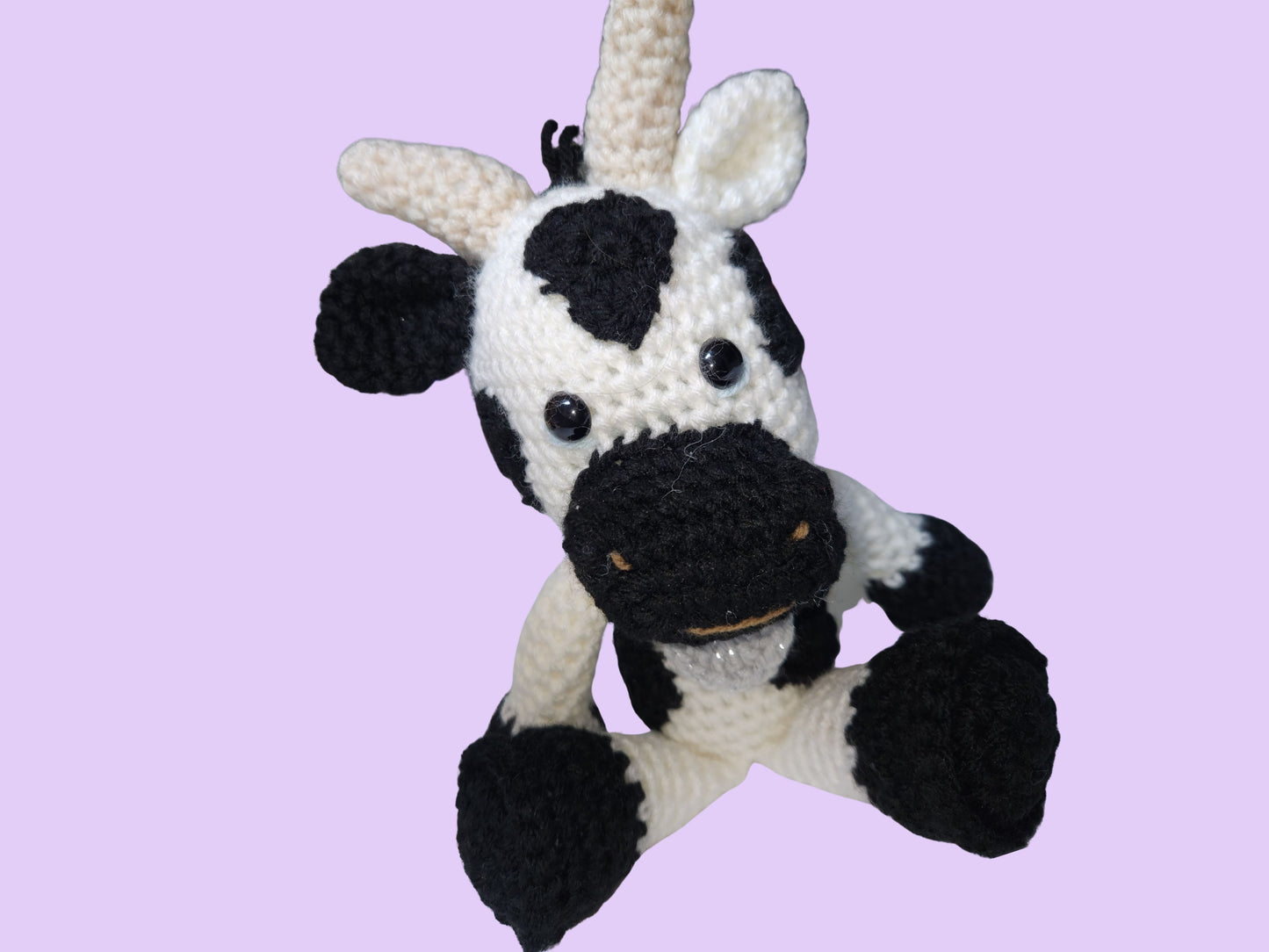 crochet Cow Stuffie