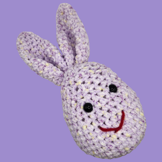 crochet egg bunny stuffie