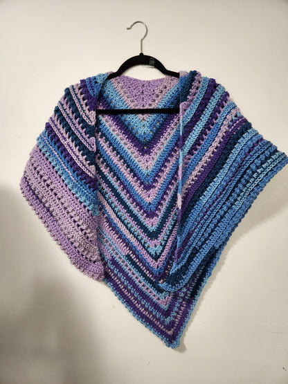 crochet empty spaces shawl