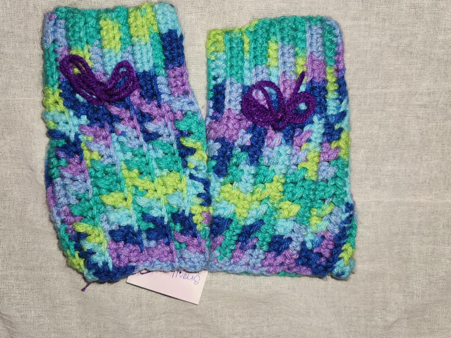 crochet fingerless gloves