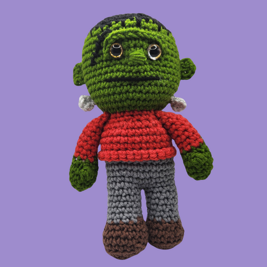 crochet frankenstein stuffie