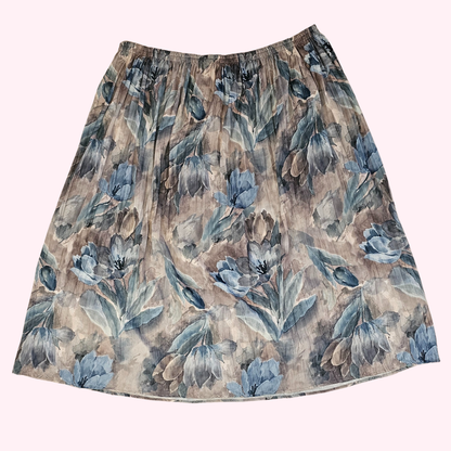 ultimate star floral midi skirt