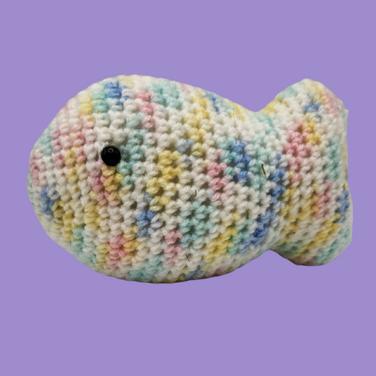 crochet goldfish stuffie
