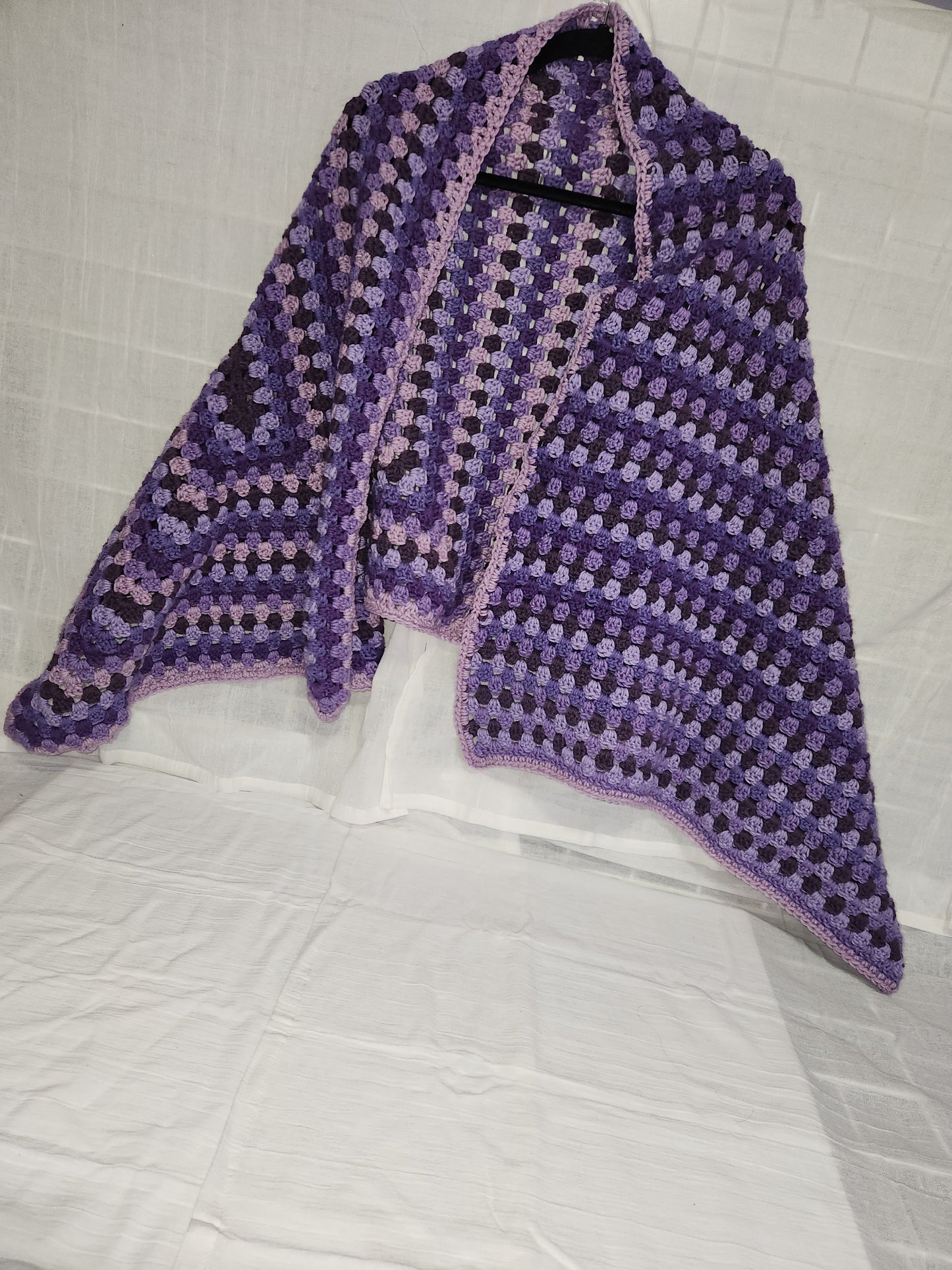 crochet grape jelly wrap