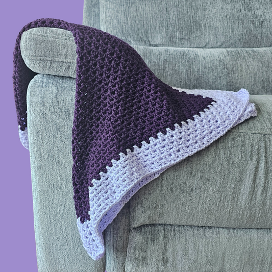 crochet hexagon throw