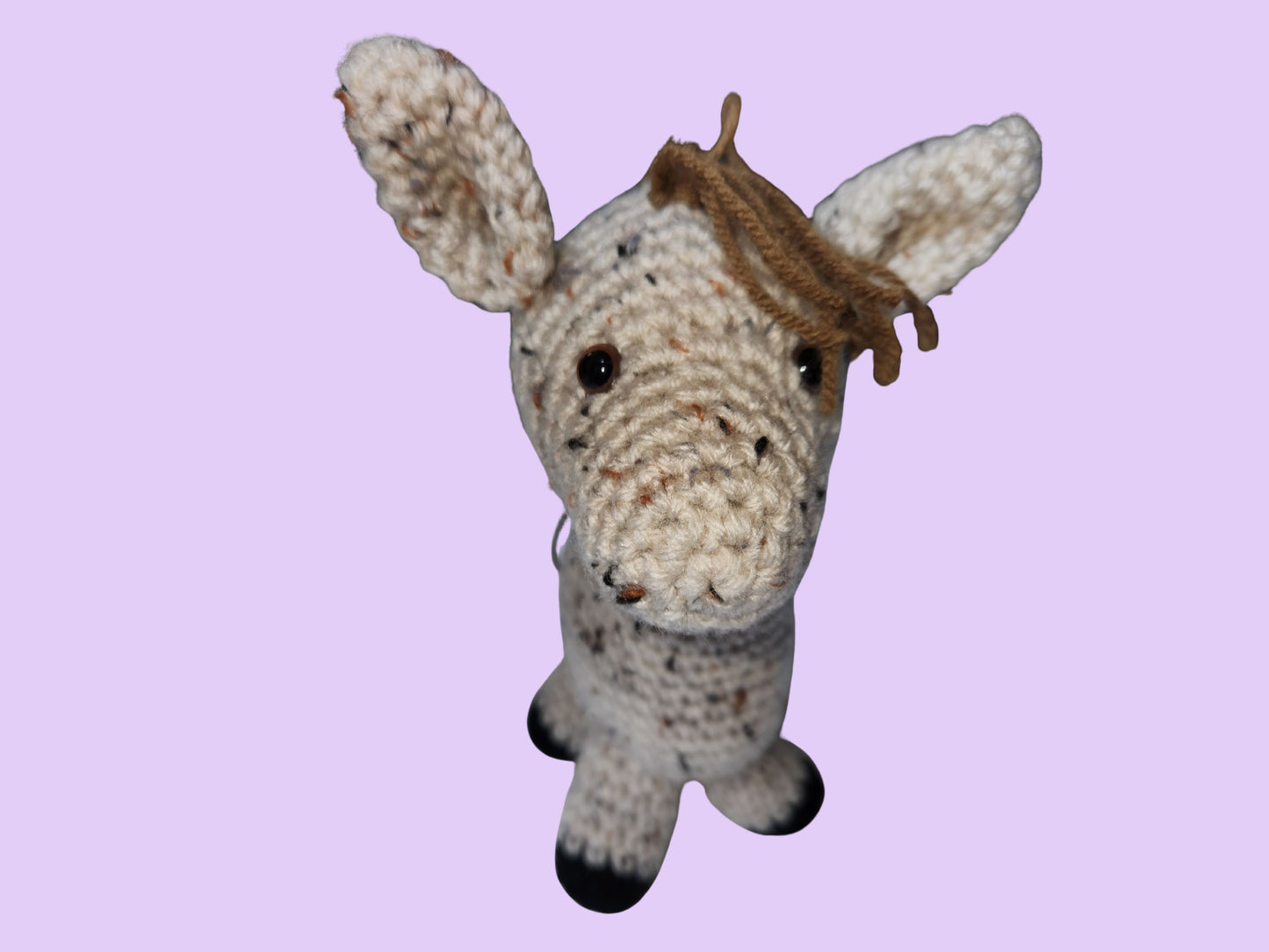 crochet horse stuffie