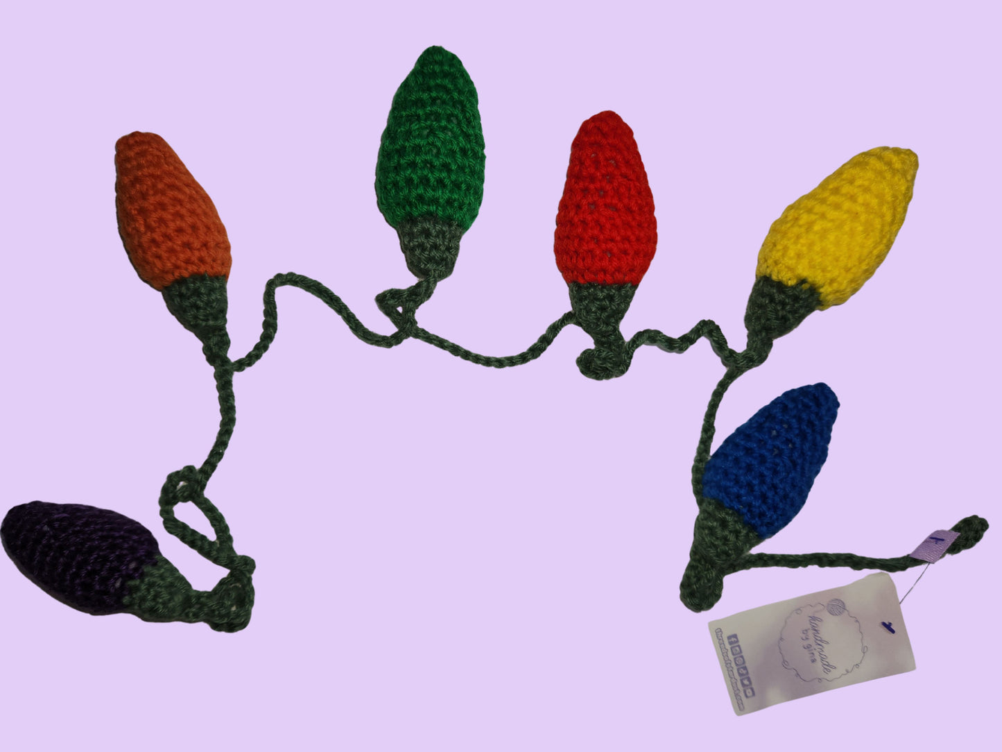 crochet string of lights stuffie