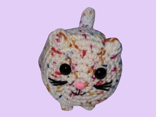 crochet loaf cat stuffie