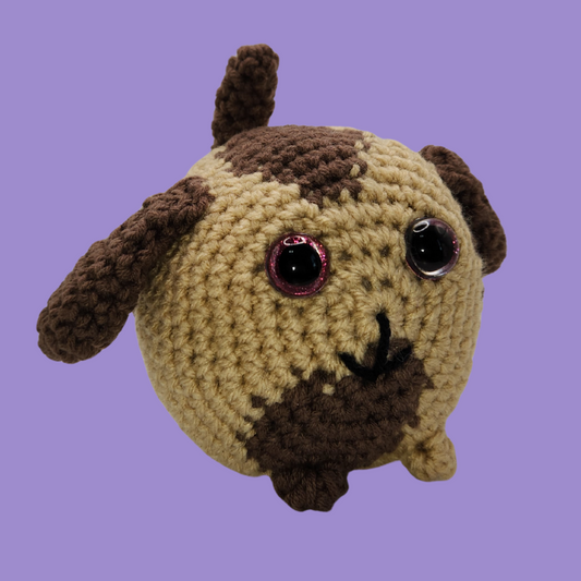 crochet loaf dog stuffie