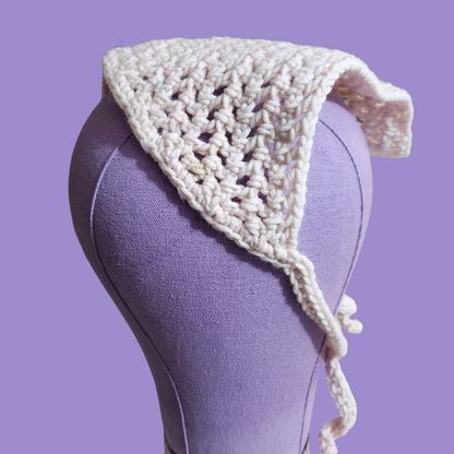 crochet mesh bandana