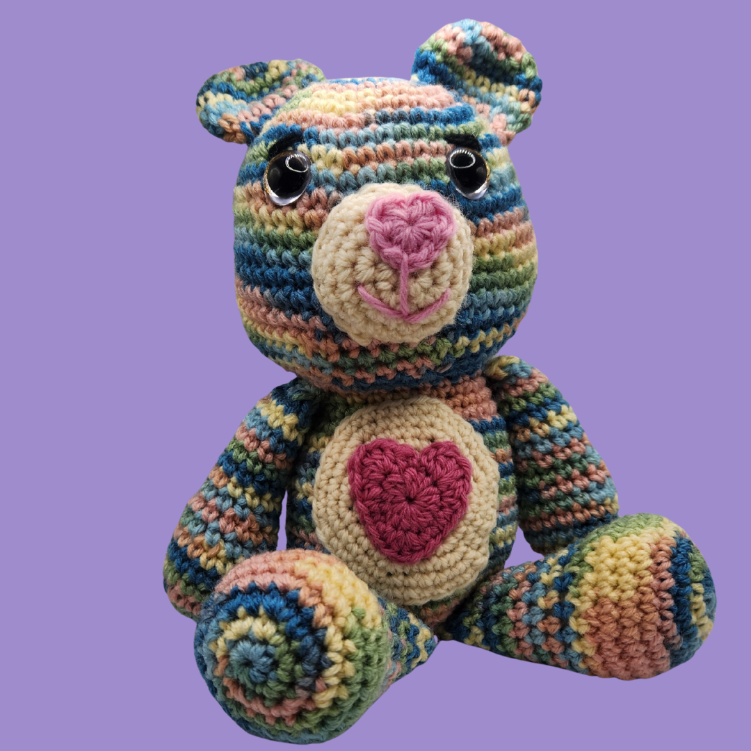 crochet bear stuffie
