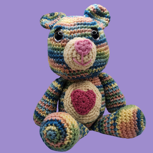 crochet bear stuffie