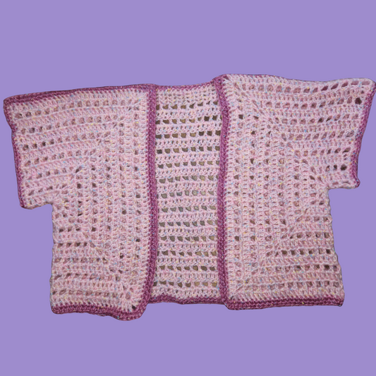 crochet octagon bolero shrug