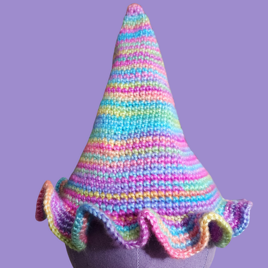 crochet witch hat