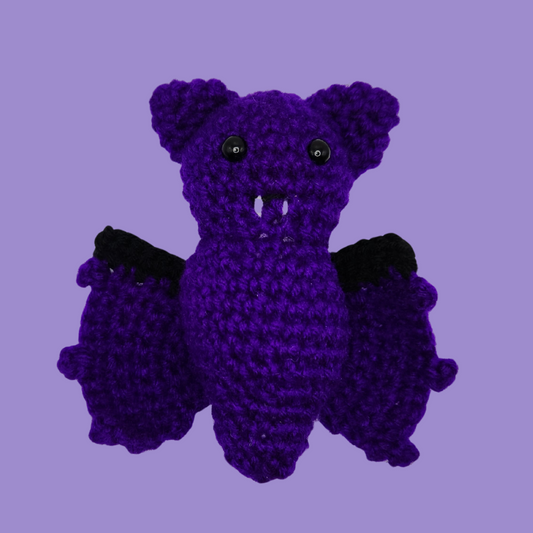 crochet small bat stuffie