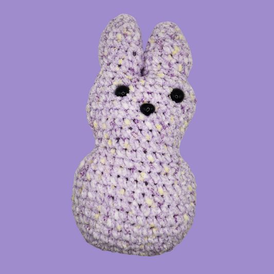 crochet peep bunny stuffie