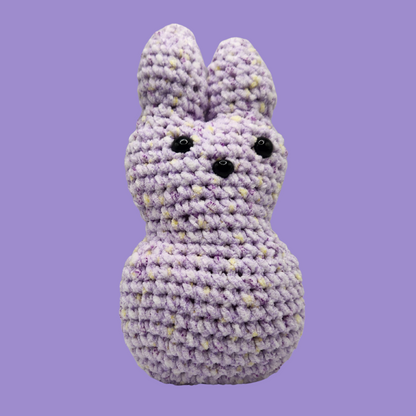 crochet peep bunny stuffie