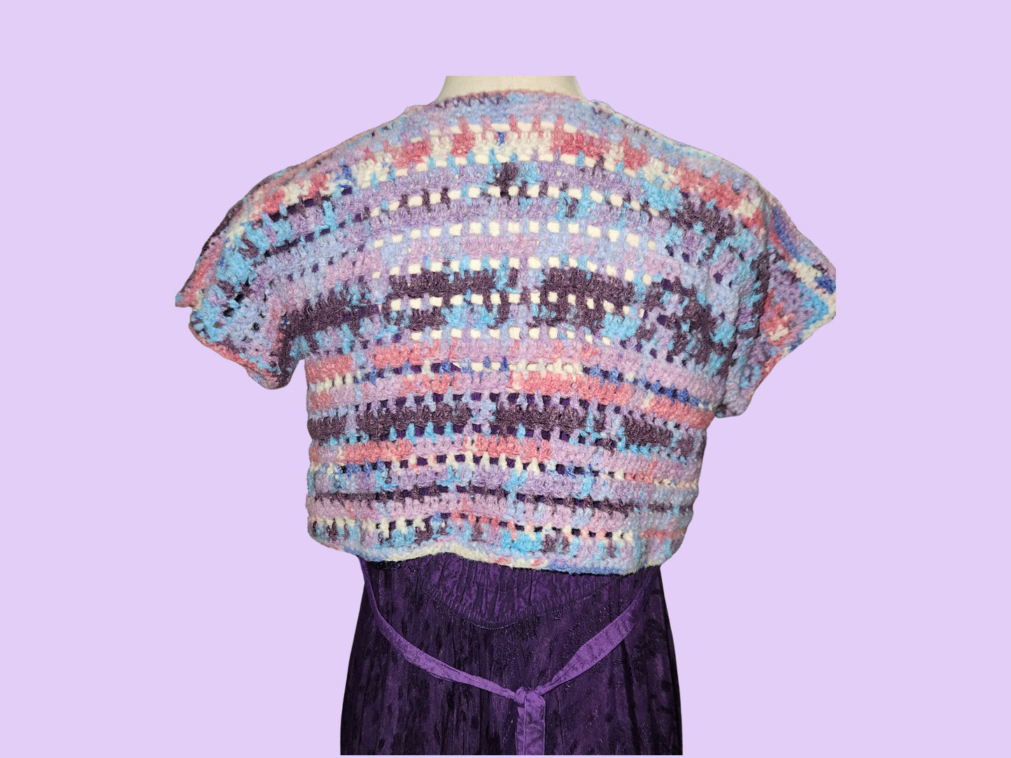 crochet octagon bolero shrug