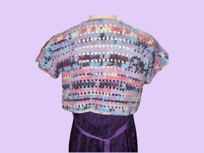 crochet octagon bolero shrug