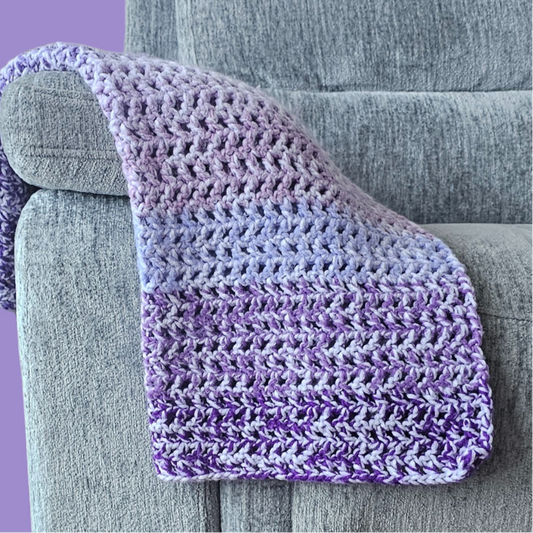 crochet small throw