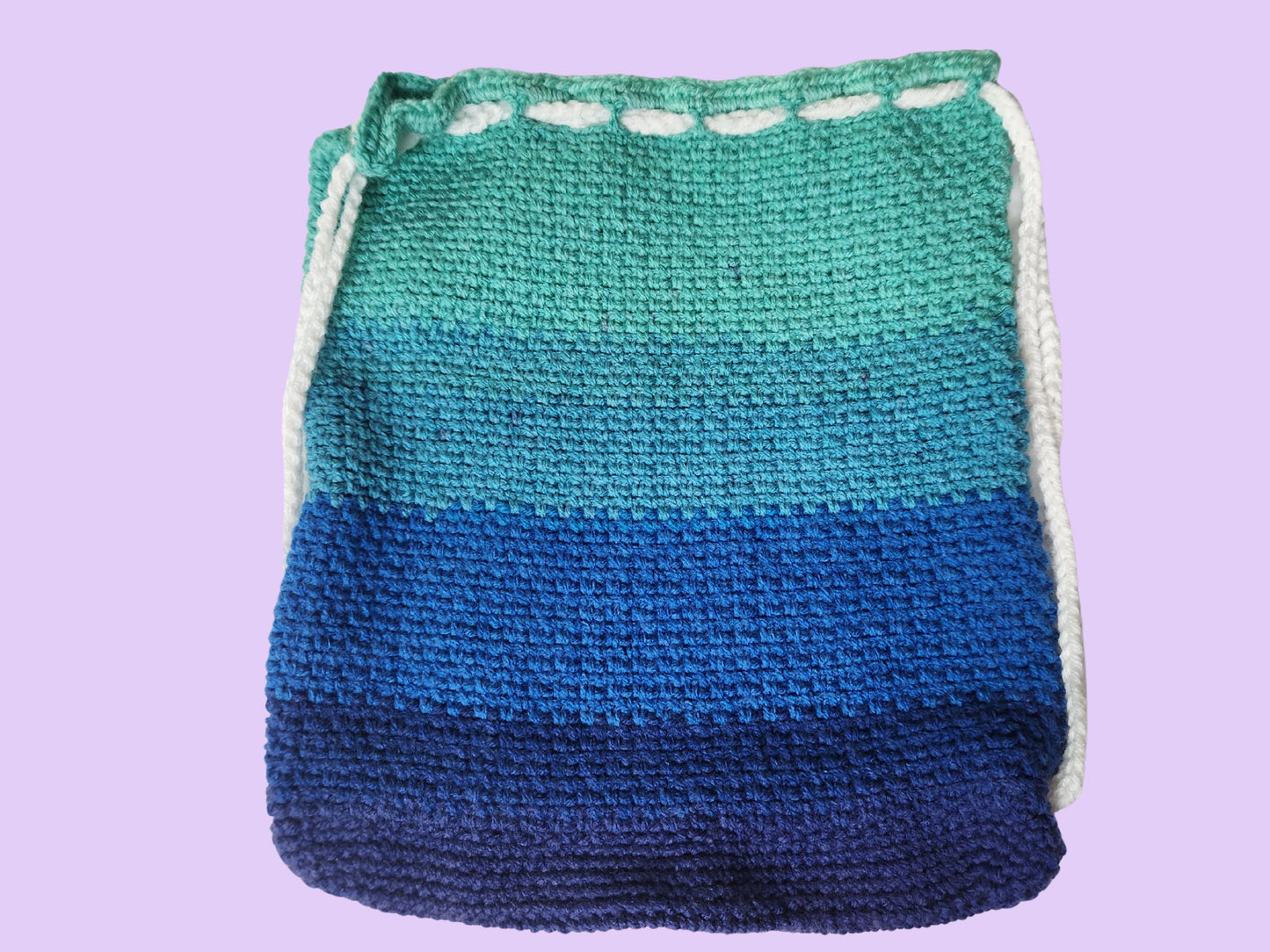 crochet sling backpack small