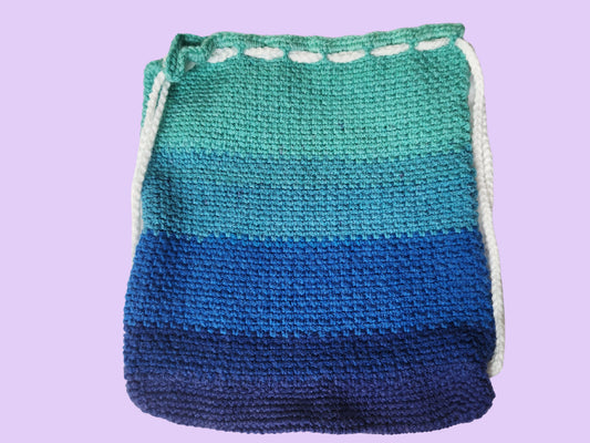 crochet sling backpack small