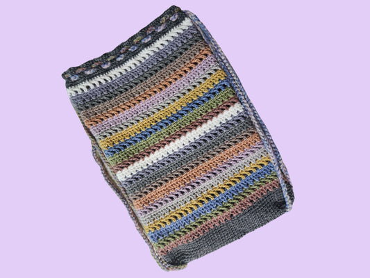 crochet X's & O's sling backpack